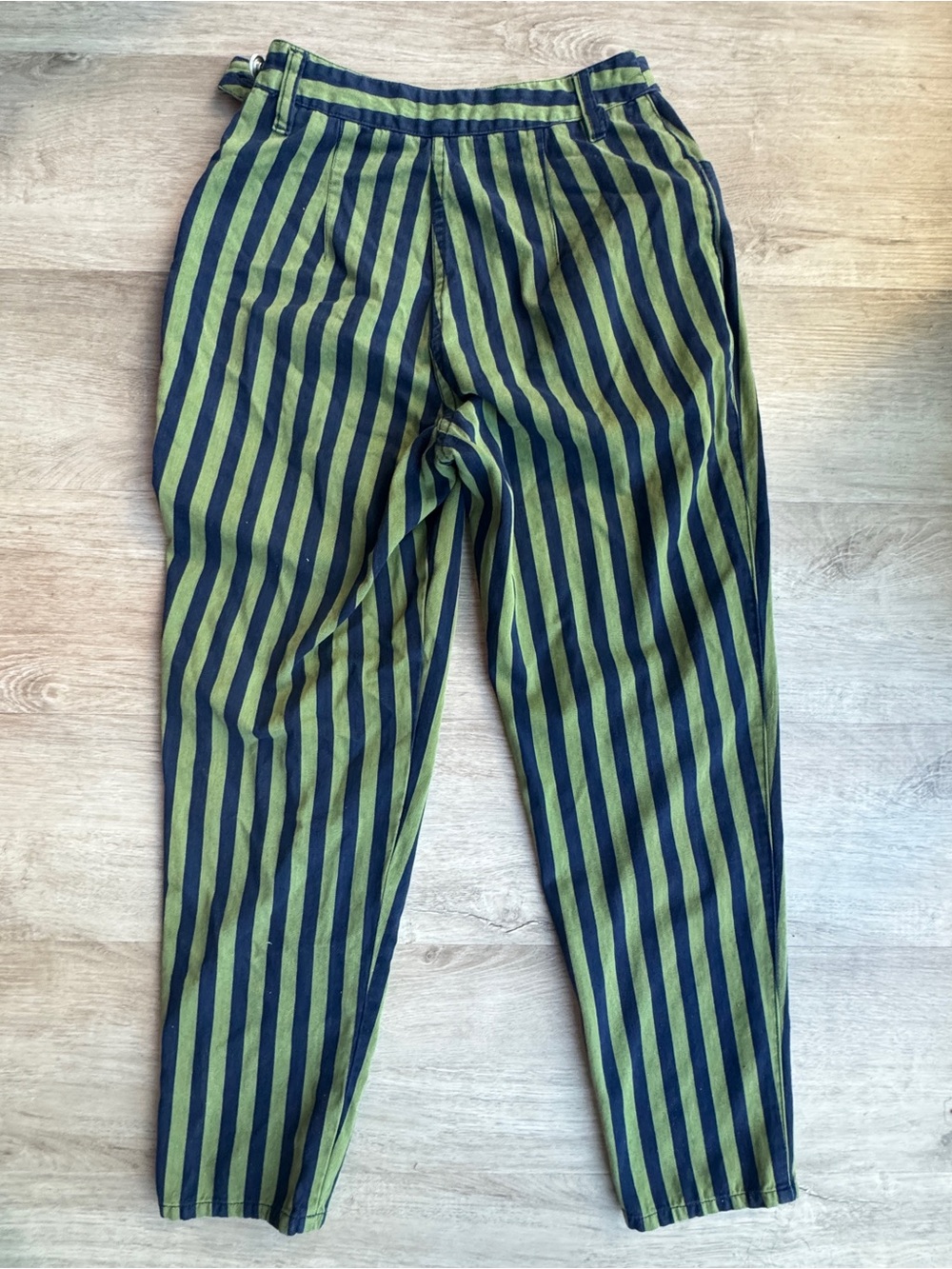 Esprit vintage 80's 90's high waist striped ankle pants size 7/8 - Picture 9 of 9